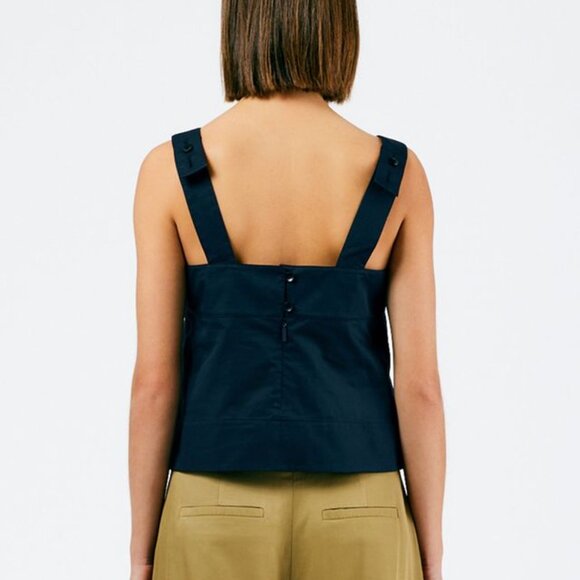 NWT Tibi Eco Poplin Strappy Top - Picture 3 of 4
